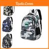 Backpack Printed Travel Fashionable Wear Resistant Schoolbag Student