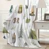 Camping Blanket, Outdoor Picnic Comfort Polyester Nap Blanket, Soft and Comfortable, Suitable for Sofa Bed Office Blanket