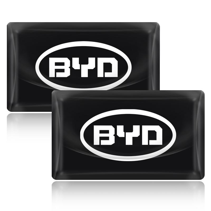 

10pcs New 3D Epoxy Resin Car Styling Stickers Decorations For BYD Qing Song Tang Yuan E5 E6 F0 F3 F6 G3 G5 G6 I3 L3 M6 S6 S7 S8
