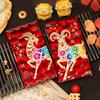 6Pcs 2027 Year Of Sheep Red Envelope Colorful Laser Printed Lucky Money Packet Hongbao For Chinese New Year Party Gift