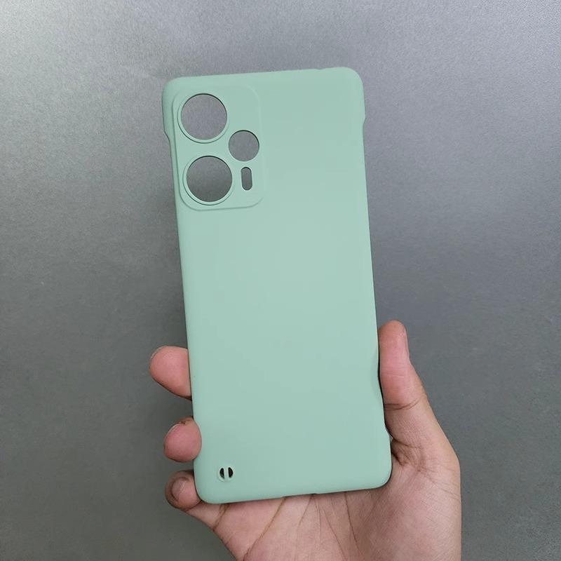 Solid Color Slim Frameless Phone Case For Xiaomi Poco X6 M4 Pro Redmi Note 14 Pro 13 Pro+ 12 Pro Heat Dissipate Shockproof Cover