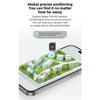5-1PCS Wireless Charging Ultra Slim Track Card IPX68 Waterproof Works for Apple Find My App Tag Wallet Tracker Anti-loss Card