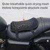 Motocyklový voštinový gelový sedák 3D síťovinaPohodlí Tlumení Absorbuje Tlak Motocyklový Úleva Prodyšný Sedák