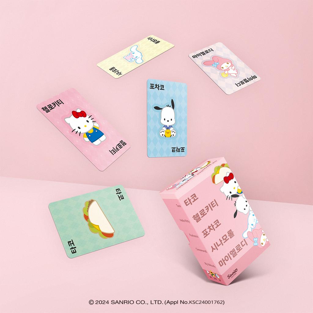 Sanrio Characters Taco Cat Board Game: Hello Kitty, Pochacco, Cinnamoroll, My Melody Edition - Christmas Gift for Kids