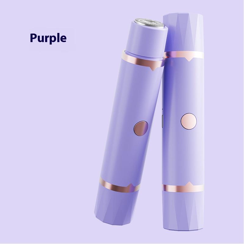 Double-head New Generation Body Hair Trimmer For Face Body Intimate Areas Removable Cutter Head Assembly For Easy Cleaning