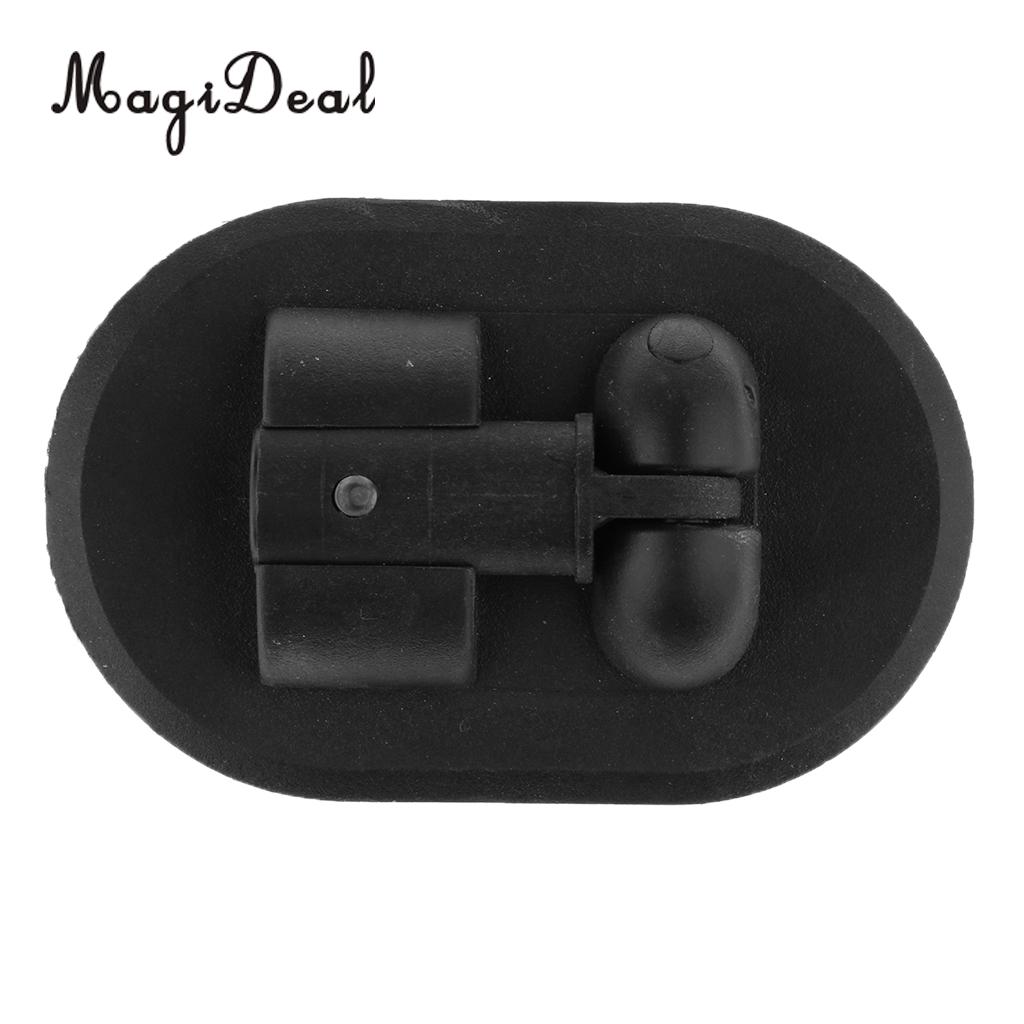 MagiDeal Speedboat Fishing Inflatable Boat PVC Awning/ Sun Shade Deck Mount Black