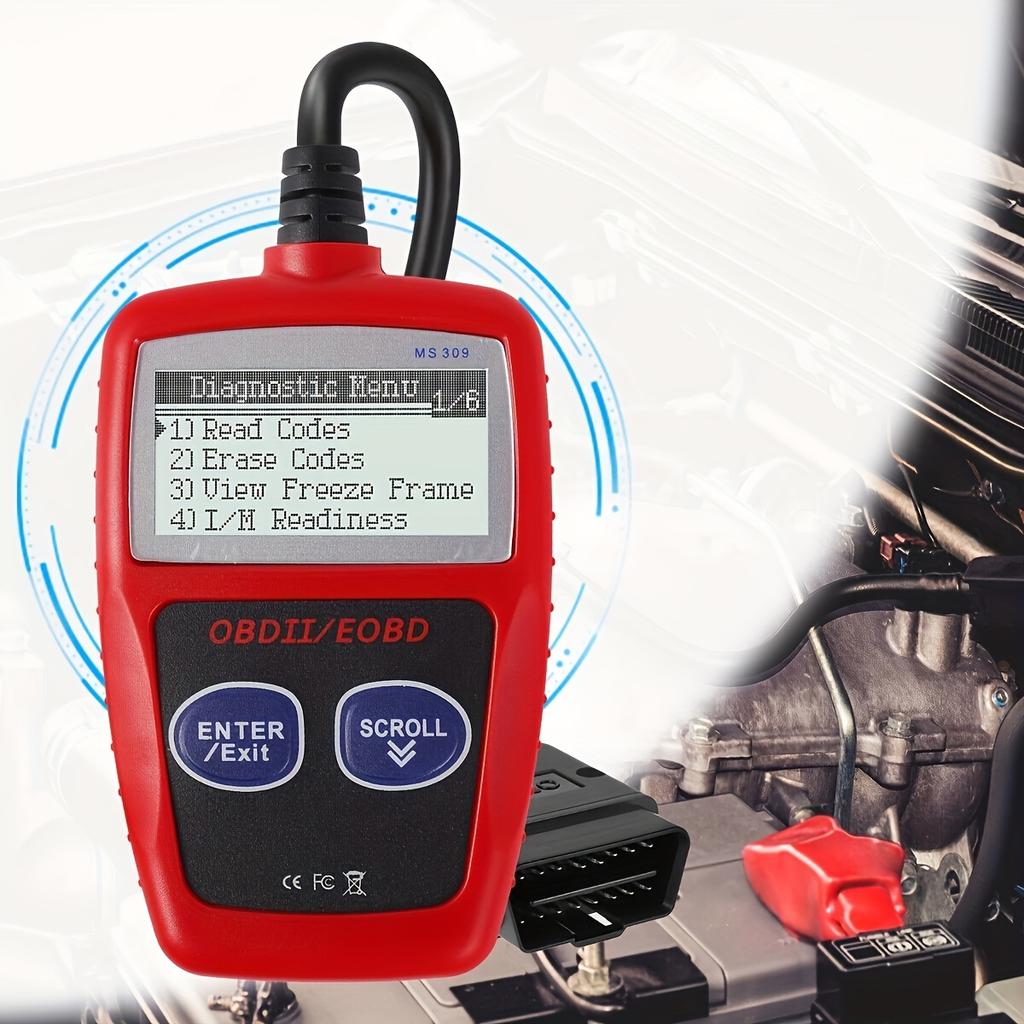 USB Powered OBD2 Scanner MS309 - Car Engine Fault Code Reader for Multiple Models - Vehicle Maintenance Tool