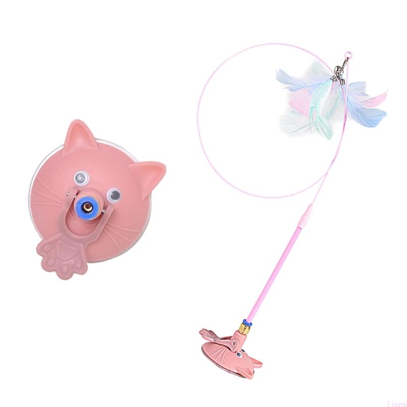Pet Toy Interactive Pet Teaser Attachments Suction Cup Base For Felines