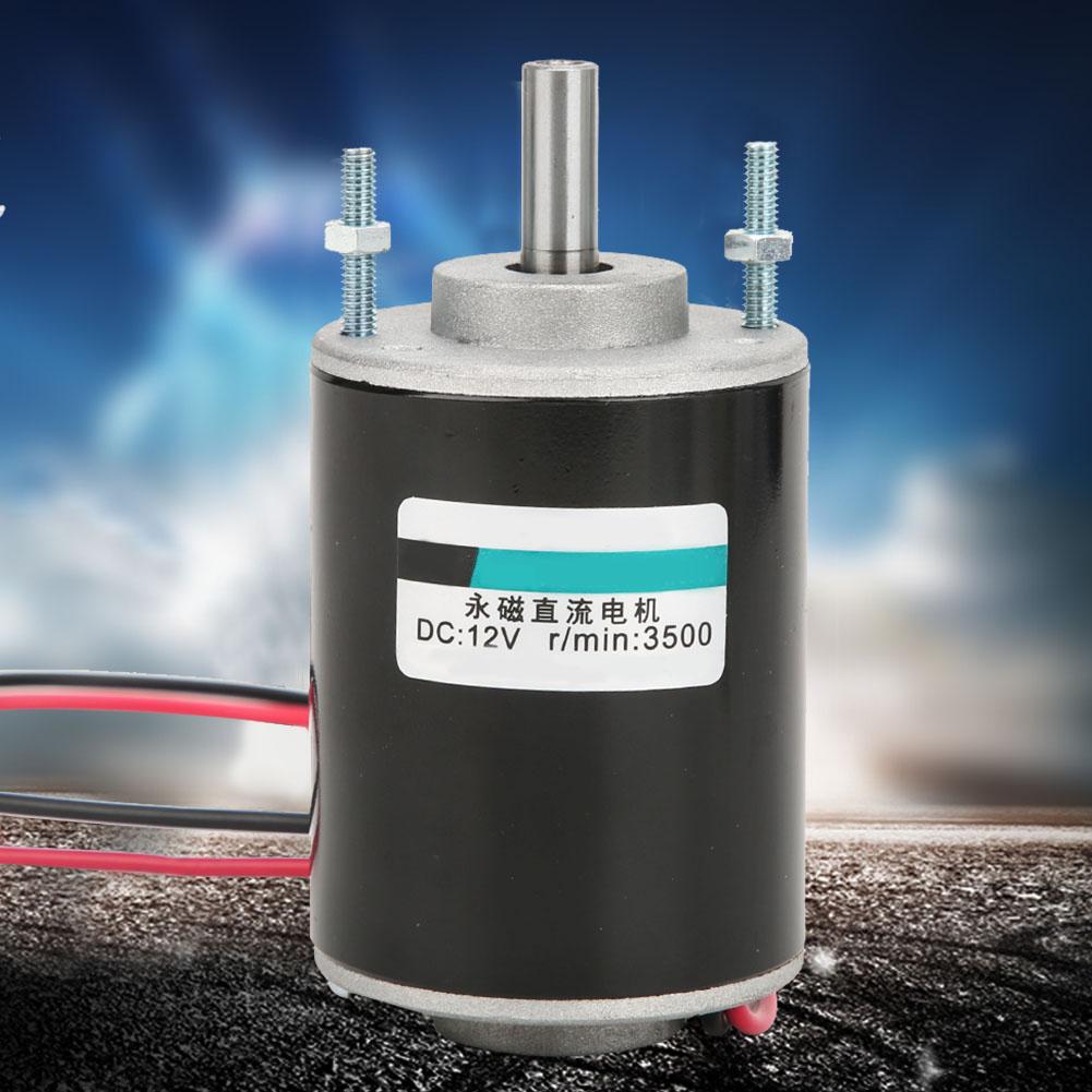 Silnik prądu stałego ze szczotkami z magnesami trwałymi 30W z pustym wałem, regulacja prędkości (12V 3500rpm)