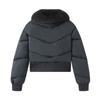 New Arrival Women's Clothing ZR Fashion Style Fashion Fall and Winter Waist Slim Looking Thickened Detachable Fur Collar Cotton-padded Jacket Outwear