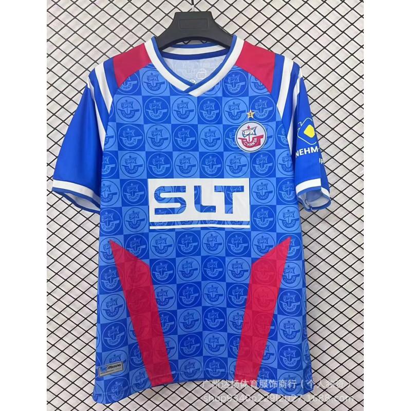 ''-'' Schalke 04 Tenerife Eintracht Frankfurt Soccer Jersey Fan Version Bundesliga Short Sleeve Football Shirt