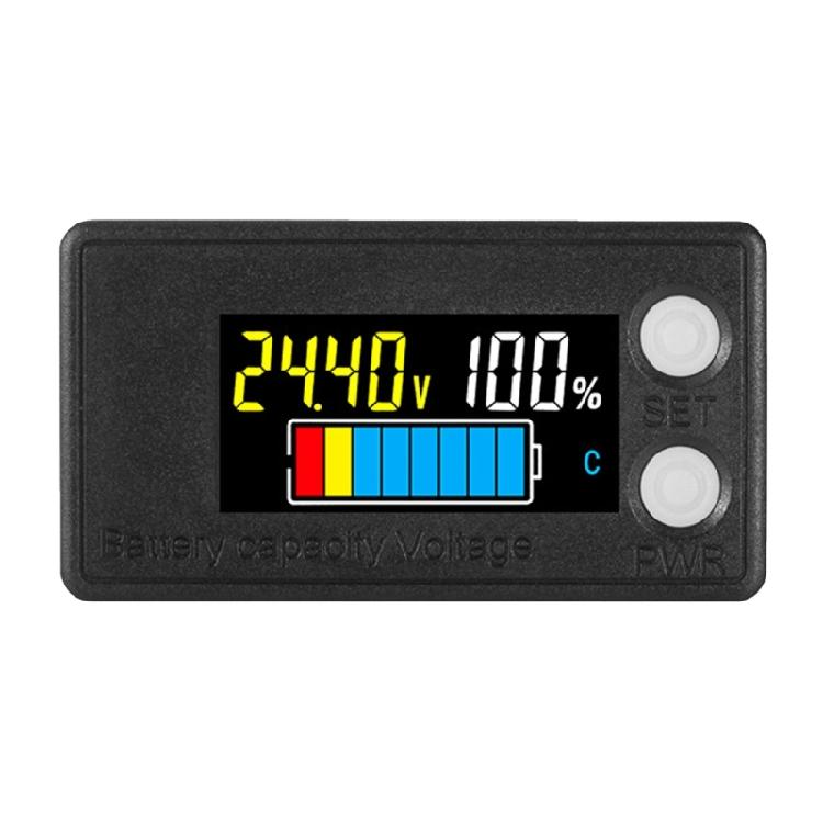Battery Monitors, Digital Battery Capacity Tester, DC7V-100V Voltage Meter Tester Voltmeter Monitors Waterproof