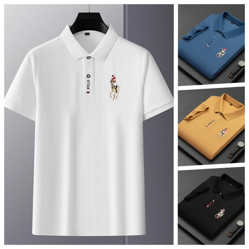 Men's Short-sleeved T-shirt Men's Polo Shirt  Embroidered T-shirt