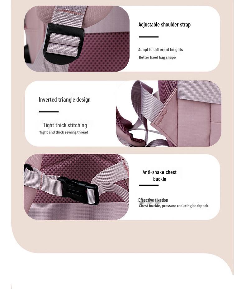 Compact, Lightweight 40*25*20 Carry-On Bag with Vacuum Bag Option, Versatile Double Shoulder Backpack, Ideal for Air Travel, Women-Friendly Design