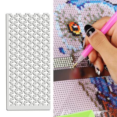1PC DIY Diamant Malerei Werkzeuge Quadrat Bohrer DIY Geistige Handarbeit Scrapbooking Foto Kreuz Stich Punkt Bohrer Netto Herrscher