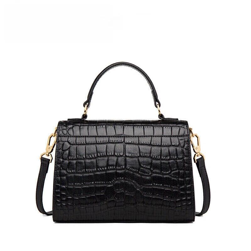 ZOOLER Women's Handbag, Fashionable Purse, Cowhide Crossbody Bag, Black