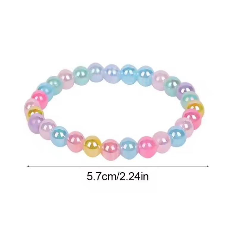 10/20/30 Pezzi Braccialetti con Perline Colorate per Bambini Ragazze Festa di Compleanno Gadget Riempitivo Pignatta Baby Shower Matrimonio Regali per Ospiti