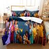 Magical Anime Girl Printed Bedding Set,1 Duvet Cover and 1/2*Pillowcase 2pcs, Without Core, Suitable for Bedrooms or Guest Rooms