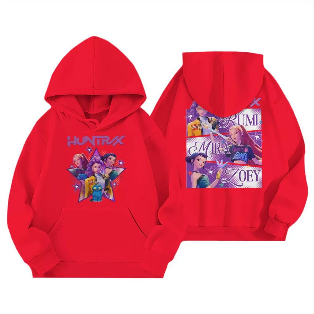 KPop Demon Hunters Kids Hoodies Girls Clothes Children Movie New Sweatshirt Long Sleeve Pullover K-Pop Demon Hunters Casual Tops