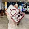 Custodia Protettiva in Silicone Trasparente a Colore Solido con Supporto per Obiettivo Fotocamera e Ricarica Magnetica per iPhone 17 16 PM 15 Plus 14 13 12 11 Pro Max