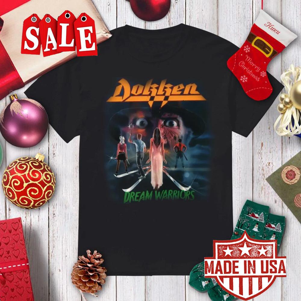 

New Dream Warriors Dokken Black Unisex S-2345XL shirt TG7109 Unisex T-Shirt Graphic Tee XL
