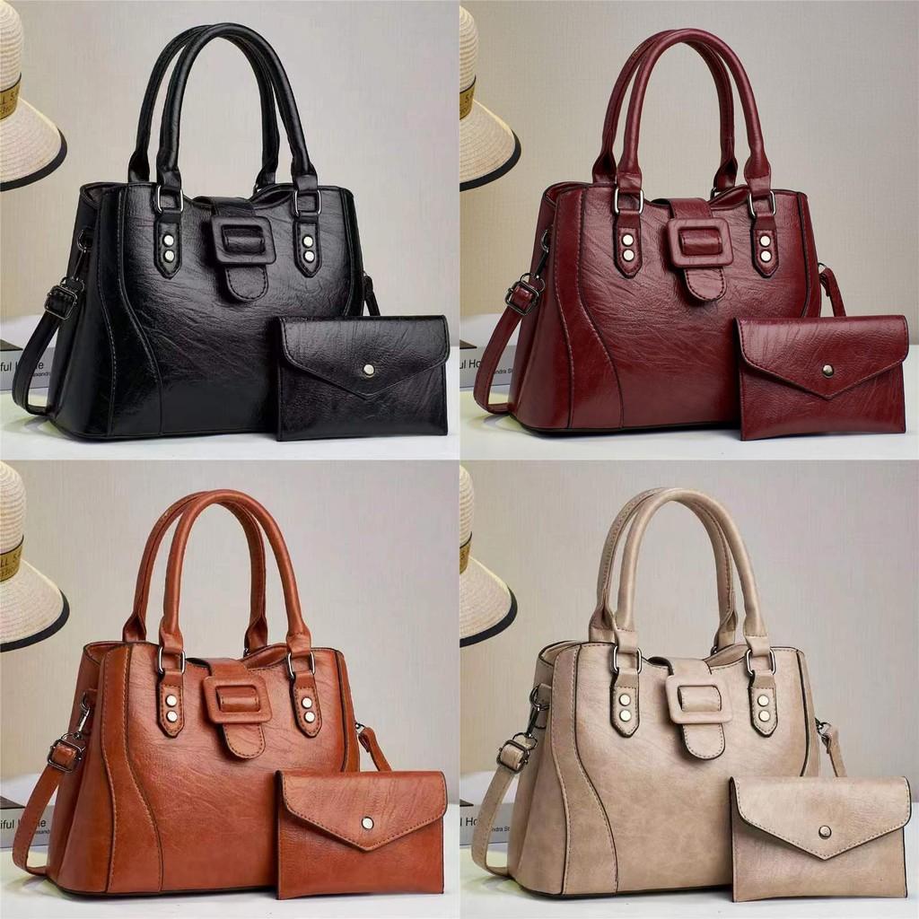 Stylish High-end Pu Leather Women's Handbag Versatile Casual Large Capacity Tote Bag