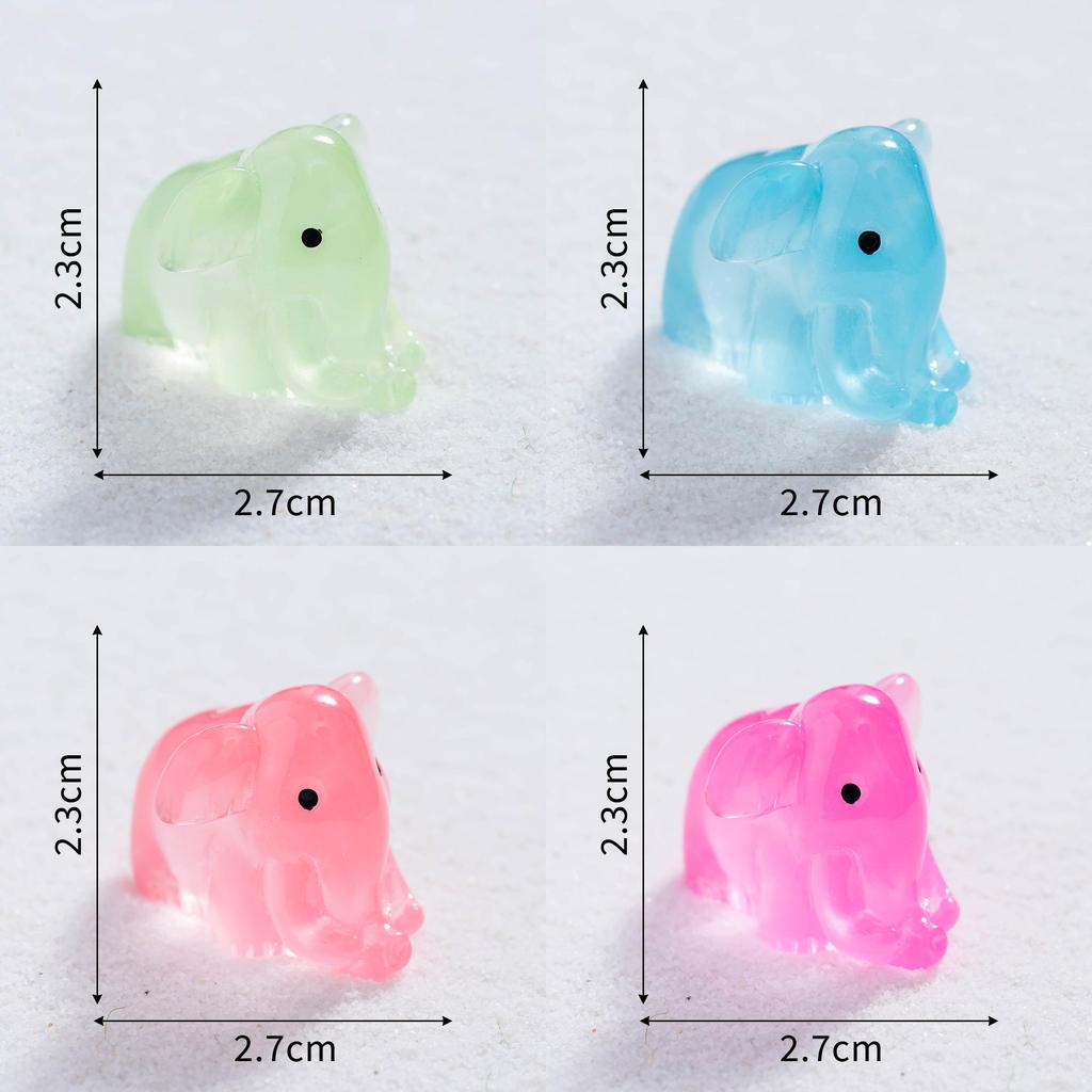 Animal Resin Night Light Creative Mini Mammoth Desk Decor For Kids And Home