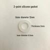 Silicone Flat Washer Gasket - Anti-Leak Seal Rings in Sizes 2mm to 2in