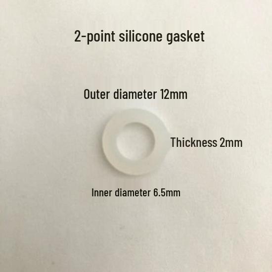 Silicone Flat Washer Gasket - Anti-Leak Seal Rings in Sizes 2mm to 2in
