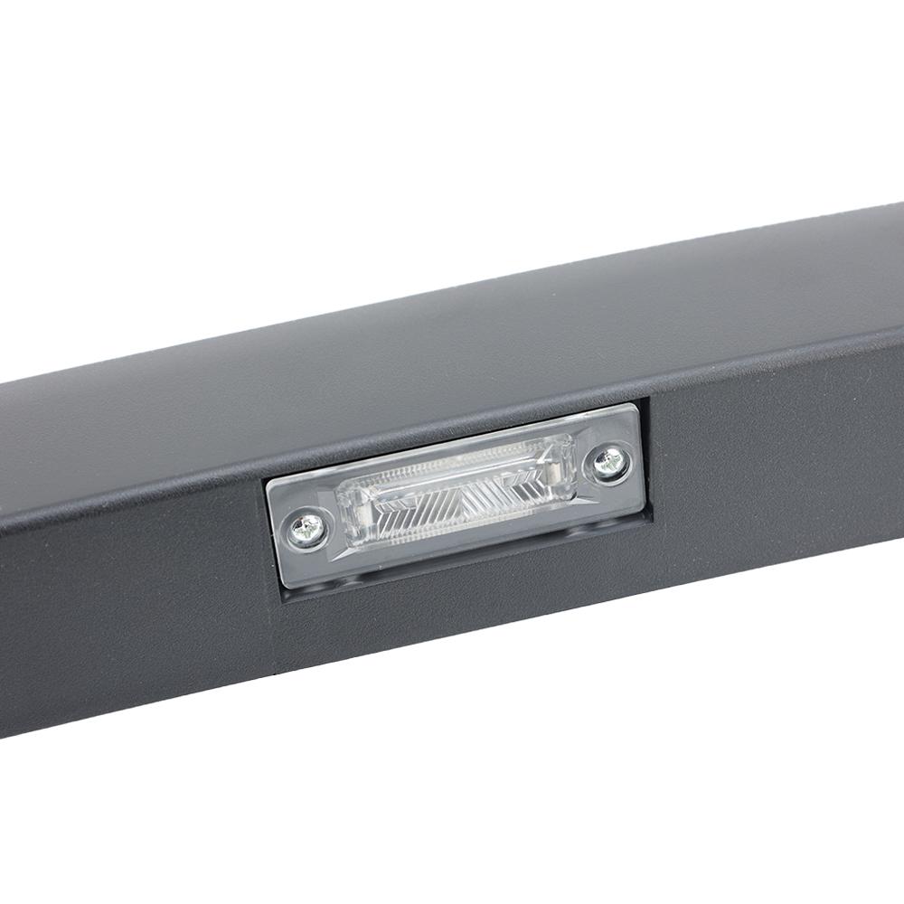 Tail Door Handle Lid Cover Trim Strip with Light For VW Transporter T5 2003-2015 7E0827329F Car Rear Trunk Number Plate Housing
