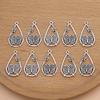 10Pcs Silver Color Water Drop Butterfly Charms Pendants For Jewelry Making  Diy Necklace Bracelet Earrings Key Chain Accessroies