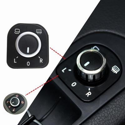 Pokrętło regulacji przełącznika lusterka samochodowego do VW Passat B6 j-etta Golf G-TI MK5 MK6 2006-2013 5ND959565A 5ND 959 565A