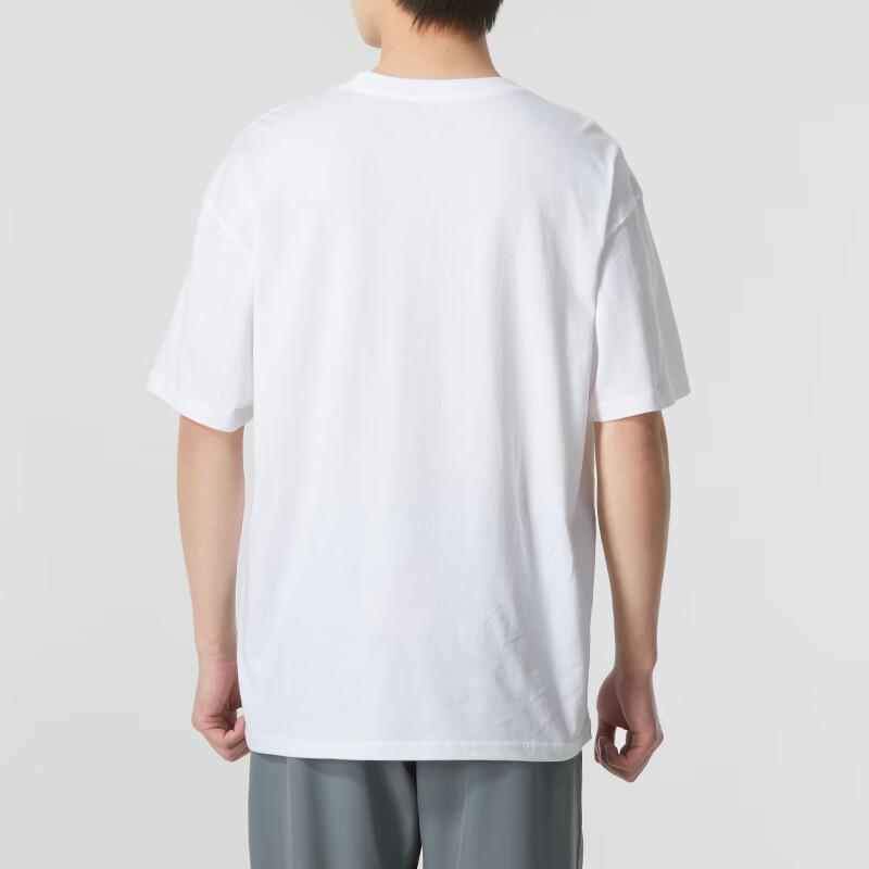 Nike Max90 Buchstaben Logo Print Locker Rundhals Kurzarm T-Shirt mit überschnittenen Schultern Herren Tops Weiß FV8419-100