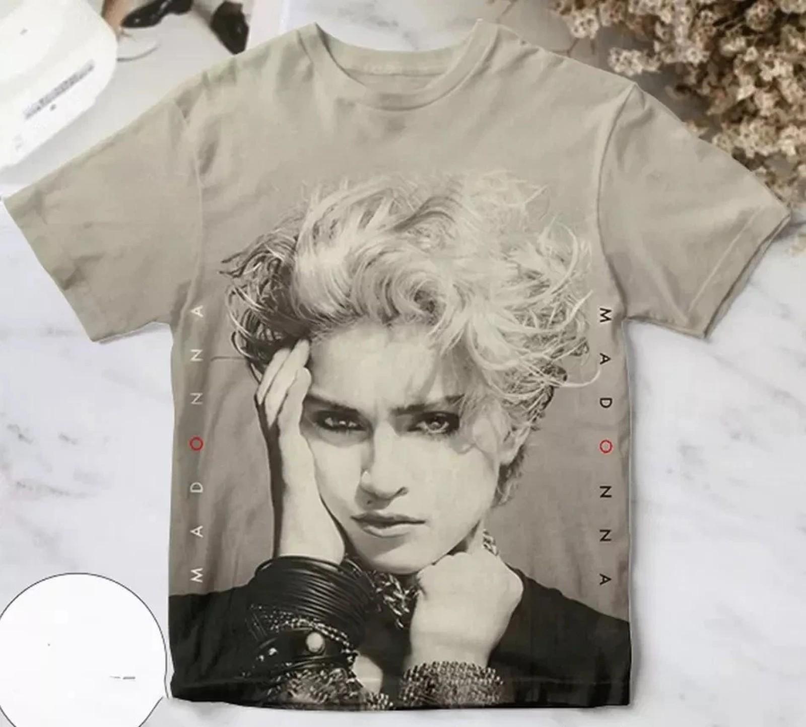 Madonna Debut Album Cover AOP 3D T-shirt S