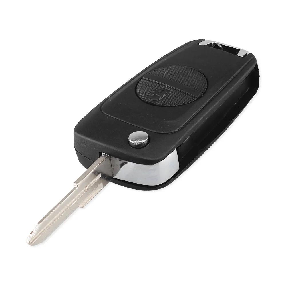 Dandkey Remote Key Shell Uncut Nsn14/Nsn11 Blade Case For Nissan Primera Micra Terrano Almera X Trail Fob 2 Buttons Flip Car Key