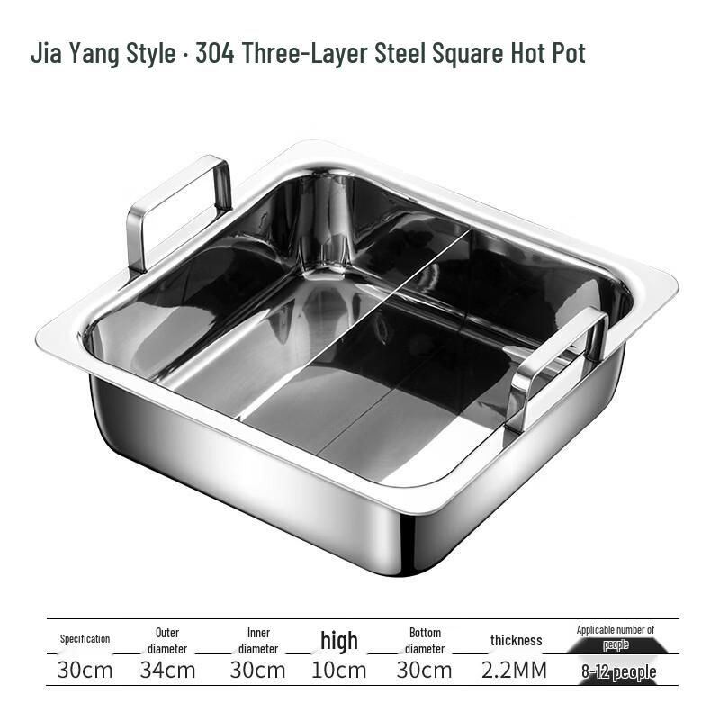 

Квадратный хого Чу И Ци из нержавеющей стали 304 с утками-мандаринками