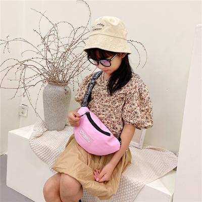 Bolsa de lona infantil fofa bolsa nova moda menina desenho animado ombro pequena mochila menino personalidade bebê troco