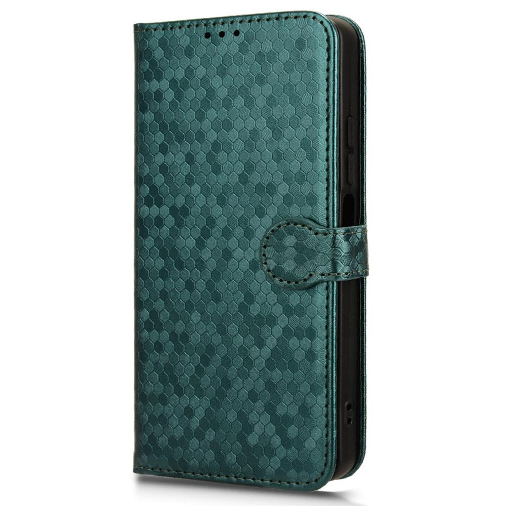 For Xiaomi 14 Ultra Case Dots Imprinted PU Leather Wallet Stand Phone Cover