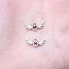 Small Angel Wings Fairy Detail Charm Antique Bronze Zinc Alloy Jewelry Making Supplies Jewelry Making Accessory Charms