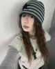 Tansanmageunesyum Jacquard Stripe Beanie (Blue)