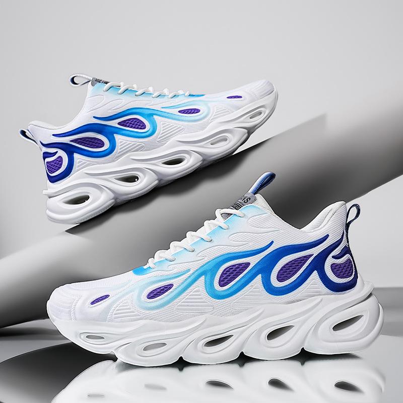 2025 Autumn New European Station Ins Trendy Shoes Blade Large Size 46 Men's Shoes Casual Platform Sports Shoes