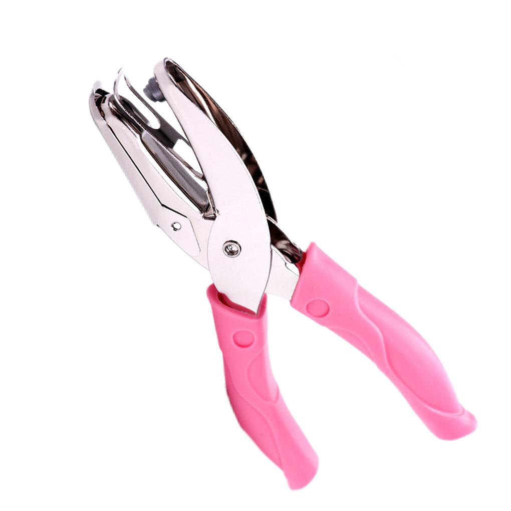 Manual Puncher Steel Heart Round Binding Supplies Crafts School Stationery Handheld Paper Punch Scrapbooking Loose-Leaf