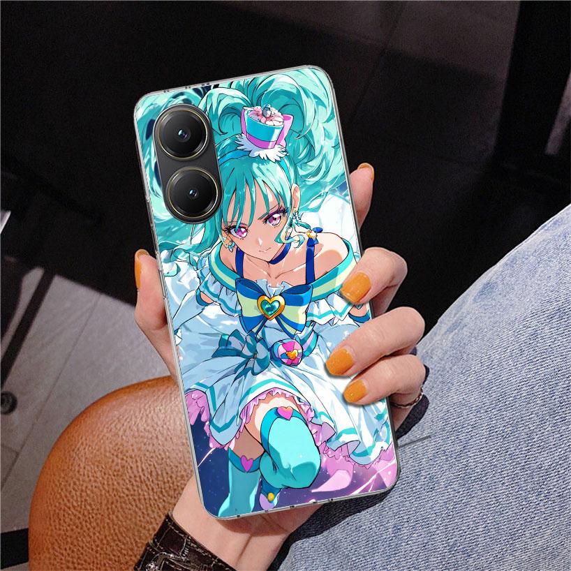 Pretty Cure Anime Handyhülle Für Xiaomi Poco X7 X6 X5 Pro F7 Ultra Redmi 15C 15 13C 13 12C 12 10 10A 10C 9 9A 9C 9T Hülle Poco X