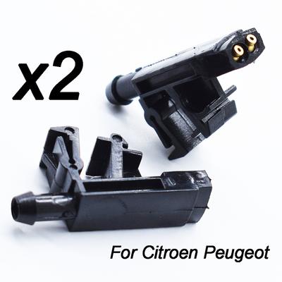 2x Anteriore Tergicristallo Lavavetri Jet Ugello di Spruzzo Per Peugeot Partner 406 605 Per Citroen Berlingo Xantia ZX 6438A0 643889