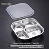 HUIHUADU 304 Stainless Steel Divided Meal Tray