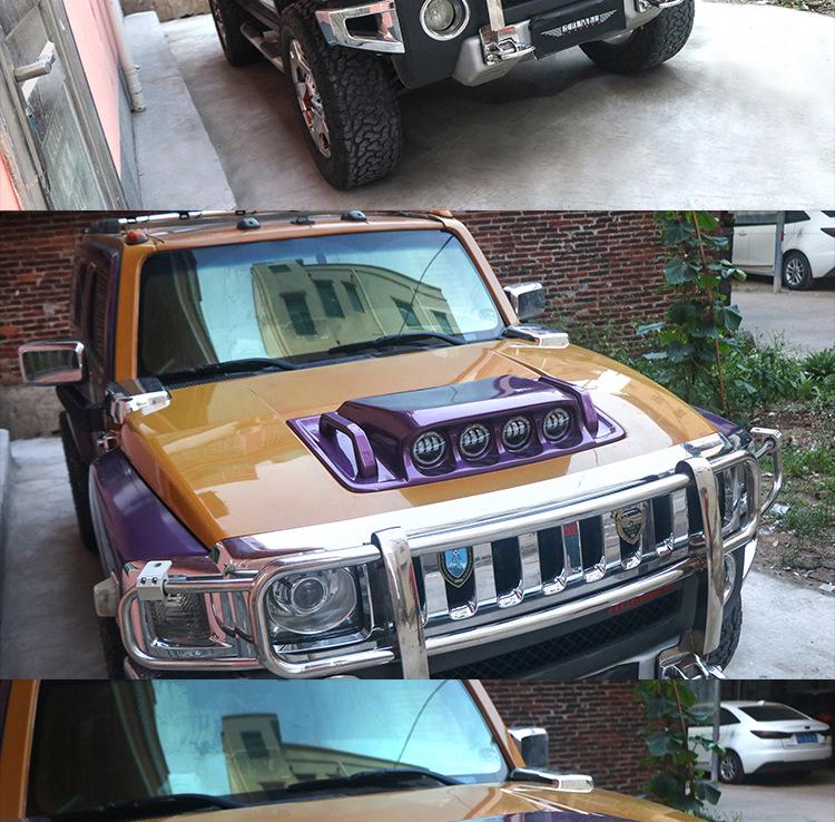 Hummer H3 Hood Scoop Spotlight & Light Kit for Exterior Accessories