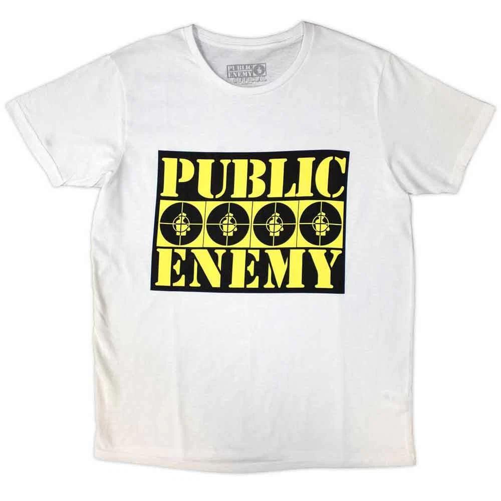 Public Enemy Four Logos T Shirt M