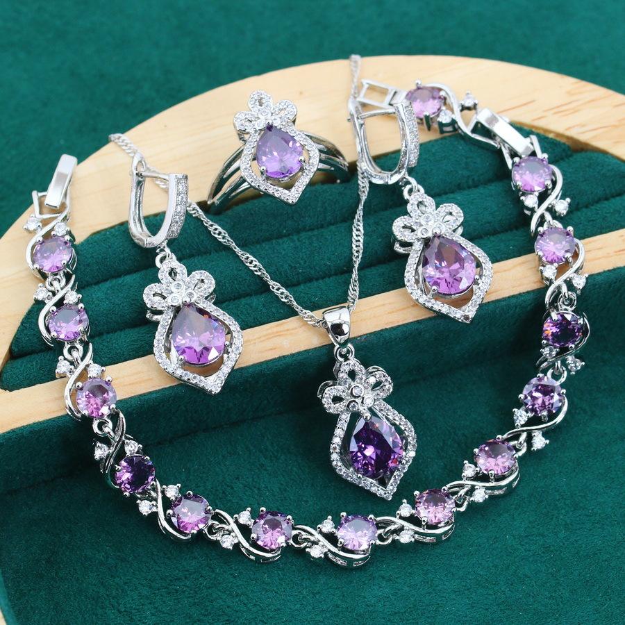 Europäischer und N Modeschmuck Ohrringe Ring Halskette Muttertagsgeschenk