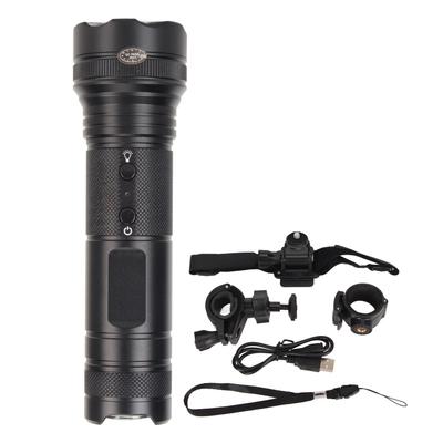 LED Flashlight Camera 1080P IP66 Waterproof 5 Lighting Modes Flashlight Video Recorder with Compass