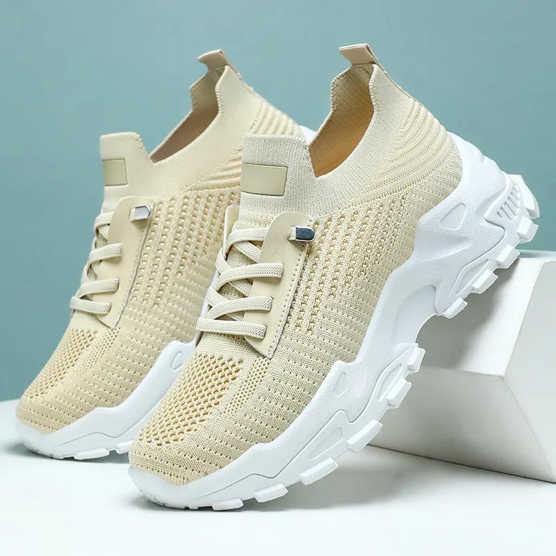 Fashion 2025 Spring Autumn Women's Vulcanize Shoes for Outdoor Zapatos Mujer Comfortable Breathable Air Mesh Sneakers